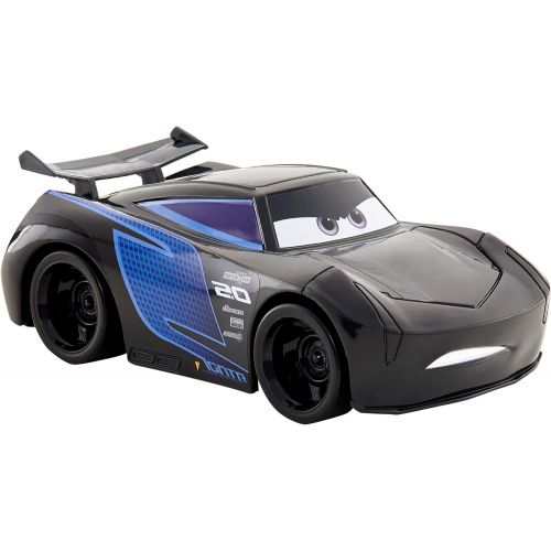  Disney Cars Toys Disney Pixar Cars Track Talkers Jackson Storm, 6 in, Authentic Favorite Movie Character Sound Effects Vehicle, Fun Gift for Kids Aged 3 Years and Older