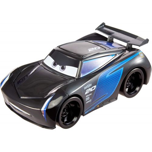  Disney Cars Toys Disney Pixar Cars Track Talkers Jackson Storm, 6 in, Authentic Favorite Movie Character Sound Effects Vehicle, Fun Gift for Kids Aged 3 Years and Older