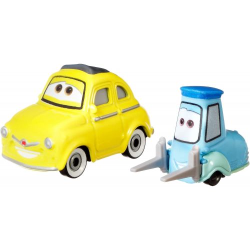  Disney Cars Toys Disney Cars and Pixar Cars Mummy Costume Luigi & Ghost Costume Guido, Miniature, Collectible Racecar Automobile Toys Based on Cars Movies, for Kids Age 3 and Older, Multicolor