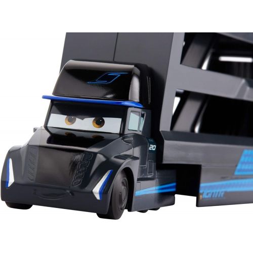  Disney Cars Toys Disney Pixar Cars Disney Pixar Cars Minis Transporter with Vehicle, Kids Birthday Gift for Ages 4 Years and Older