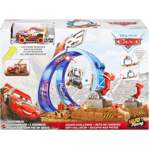  Disney Cars Toys Disney Pixar Cars XRS Crash Challenge Playset