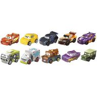 Disney Cars Toys Disney PIXAR Cars: Micro Racers Vehicle, 10 Pack [Amazon Exclusive], Multicolored