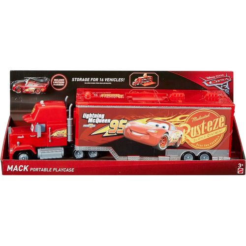  Disney Cars Toys Disney Pixar Cars 3 Mack Portable Playcase [Amazon Exclusive]