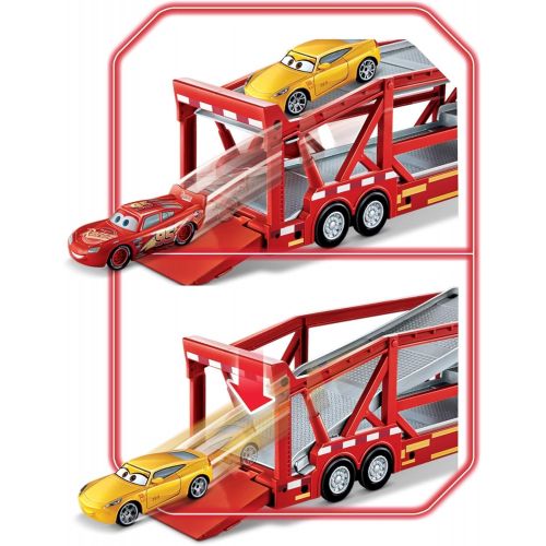  Disney Cars Toys Pixar Cars Mack Transporter Playset