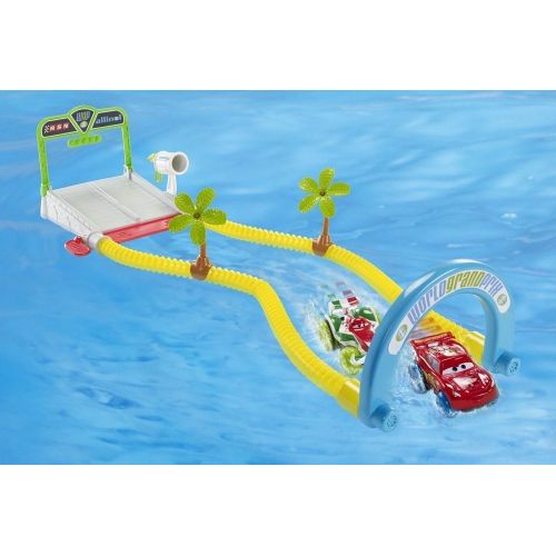 마텔 Mattel Cars World Grand Prix Splash Speedway Track Set