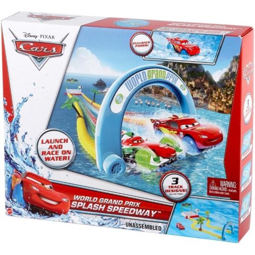 마텔 Mattel Cars World Grand Prix Splash Speedway Track Set