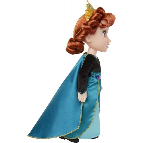 디즈니 Disney Frozen 2 Anna Doll Queen Anna, Ionic Outfit & Shoes, 14 Inches Tall