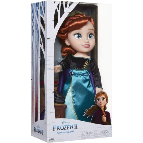 디즈니 Disney Frozen 2 Anna Doll Queen Anna, Ionic Outfit & Shoes, 14 Inches Tall