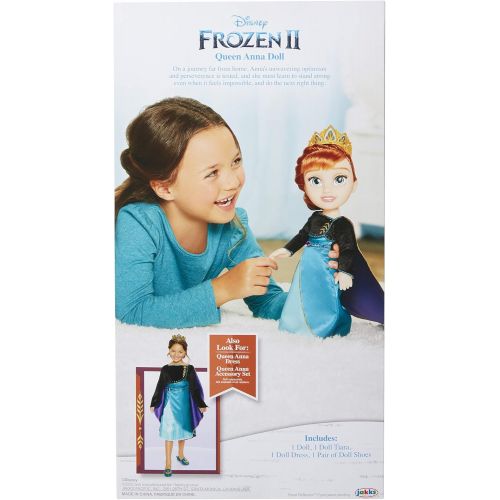 디즈니 Disney Frozen 2 Anna Doll Queen Anna, Ionic Outfit & Shoes, 14 Inches Tall