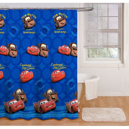  CARS Disney Cars Micro-Fiber Shower Curtain