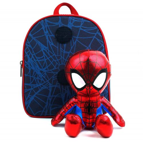  DisneyBagStore MARVEL Spider Man Doll Removable for Play Backpack with Safety Harness for Kids Toddlers