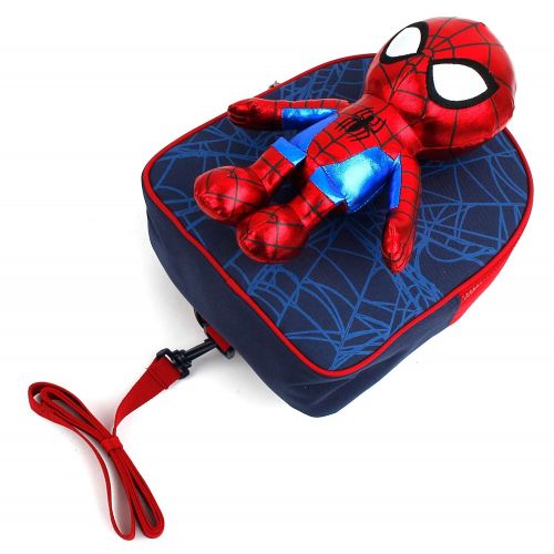  DisneyBagStore MARVEL Spider Man Doll Removable for Play Backpack with Safety Harness for Kids Toddlers