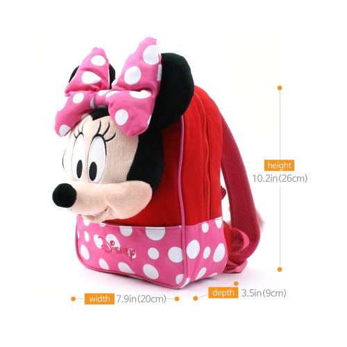  DisneyBagStore Disney Mickey Minnie Mouse Finger Backpack with Safety Harness for Toddler Children