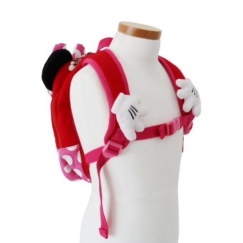  DisneyBagStore Disney Mickey Minnie Mouse Finger Backpack with Safety Harness for Toddler Children