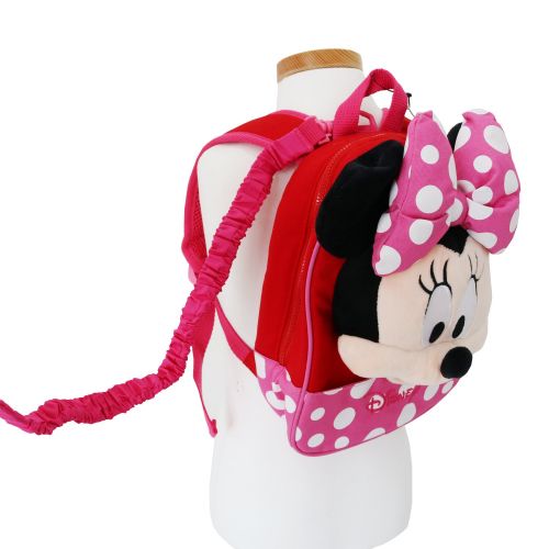  DisneyBagStore Disney Mickey Minnie Mouse Finger Backpack with Safety Harness for Toddler Children