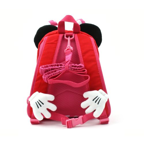  DisneyBagStore Disney Mickey Minnie Mouse Finger Backpack with Safety Harness for Toddler Children