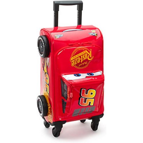 디즈니 Official Disney Cars 3 Lightning McQueen Rolling Luggage Case Trolley