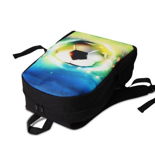  Dispalang Soccer Backpack for Boys Teenagers Football Printed Bookbag Cool Back Pack Traveling Bags