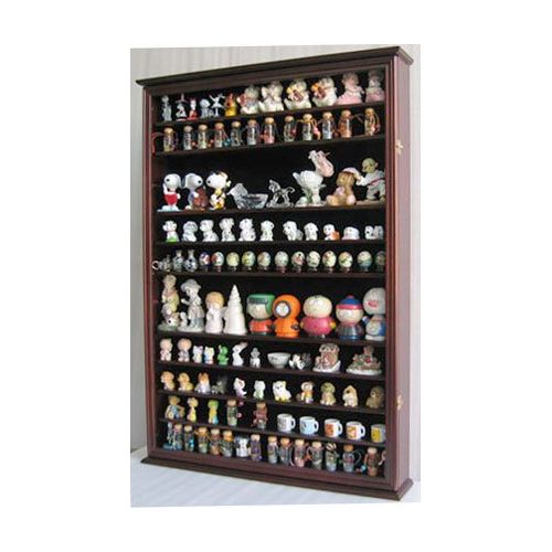  DisplayGifts Large Wall Mounted Curio Cabinet Shadow Box for Action Figures, Vinylmations, Funko Pops, Figurines, CDSC16