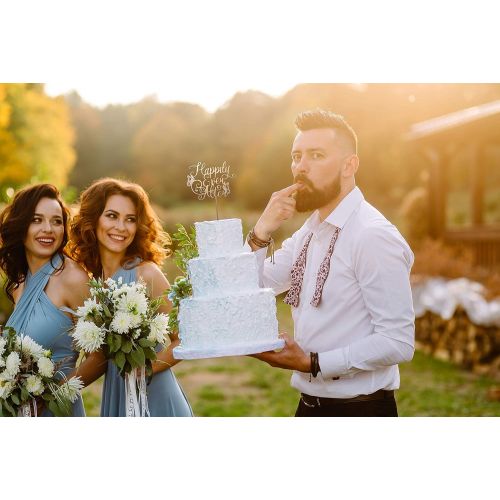  Distinct and Unique Unique Hand Made Rustic Wooden Happily Ever After Bride & Groom Wedding / Engagement...