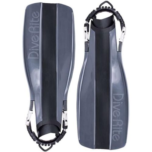  Dive Rite XT Fins w/Spring Heels, Large - All Black