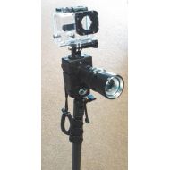 /Dive Zone Scuba Underwater SCUBA Light Mount For Gopro Type Video Camera Selfie Sticks