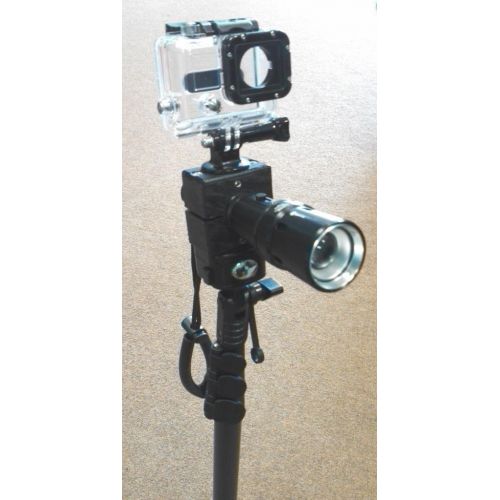  Dive Zone Scuba Underwater SCUBA Light Mount For Gopro Type Video Camera Selfie Sticks