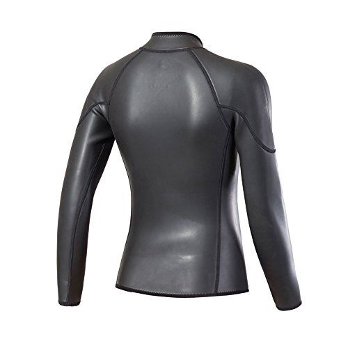  Divecica divecica Womens 3mm Smooth Skin Long Sleeve Jacket for Diving Swimming Shirts