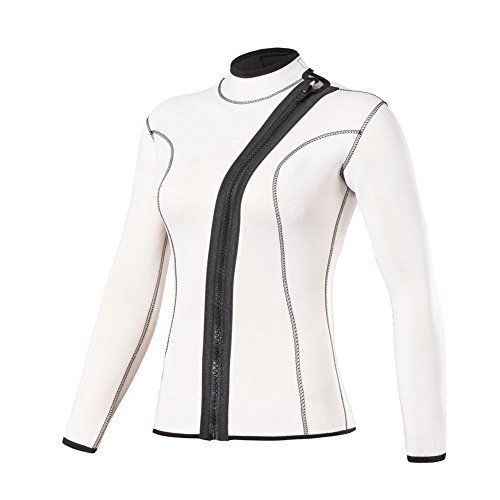  Divecica divecica Woman 3mm Wetsuits Jacket Long Sleeve Neoprene Wetsuits Top