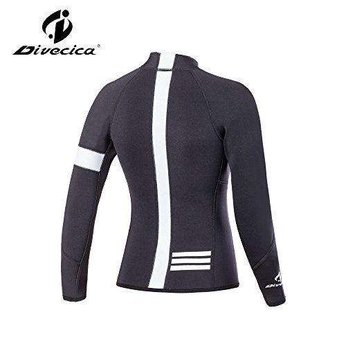  Divecica divecica Long Sleeve Jacket Neoprene Wetsuit Top For Women