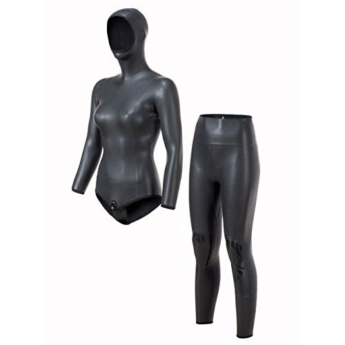  Divecica divecica Womens 3MM Full Sleeve Smooth Skin Neoprene Wetsuit for Open Water Swimming Diving