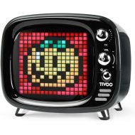 Divoom Pixel Art Bluetooth Speaker - Tivoo Retro 16x16 Pixel Art DIY Box. Full RGB Programmable LED by APP Control, Support Android & iOS. Bluetooth Speaker Support TF Card & AUX. Great F