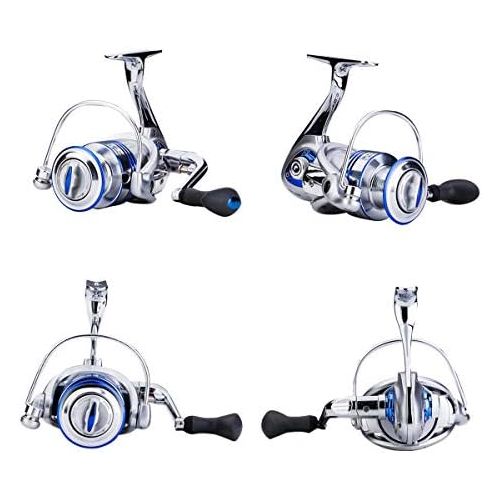  [아마존베스트]Diwa Spinning Fishing Reels for Saltwater Freshwater 3000 4000 5000 6000 7000 Spools Ultra Smooth Ultralight Powerful Trout Bass Carp Gear Stainless Steel Ball Bearing Metal Body I