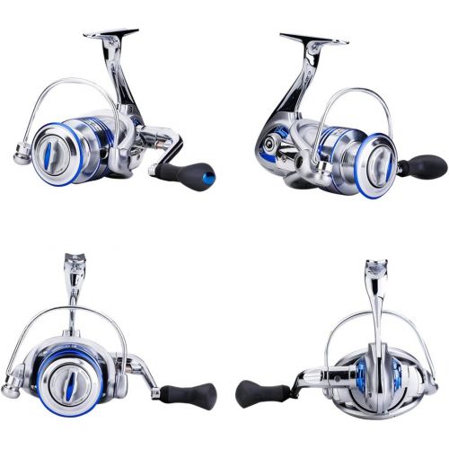  [아마존베스트]Diwa Spinning Fishing Reels for Saltwater Freshwater 3000 4000 5000 6000 7000 Spools Ultra Smooth Ultralight Powerful Trout Bass Carp Gear Stainless Steel Ball Bearing Metal Body I