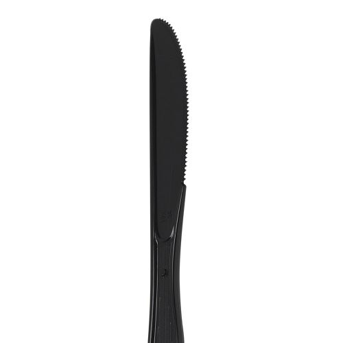  Dixie 7.5 Heavy-Weight Polypropylene Plastic Knife by GP PRO (Georgia-Pacific), Black, PKH51, (Case of 1,000)