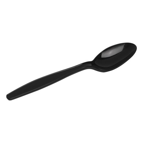  Dixie 6 Heavy-Weight Polypropylene Plastic Teaspoon by GP PRO (Georgia-Pacific), Black, PTH51, (Case of 1,000)