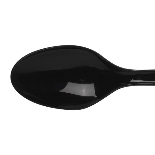  Dixie 6 Heavy-Weight Polypropylene Plastic Teaspoon by GP PRO (Georgia-Pacific), Black, PTH51, (Case of 1,000)