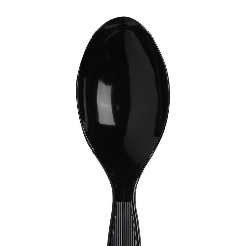  Dixie 5.613 Medium-Weight Polystyrene Plastic Teaspoon by GP PRO (Georgia-Pacific), Black, TM507CT, 1,000 Count (100 Spoons Per Box, 10 Boxes Per Case)