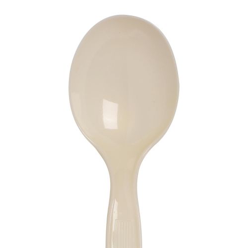  Dixie5.75 Medium-Weight Polystyrene Plastic Soup Spoon by GP PRO (Georgia-Pacific), Champagne, SM117, (Case of 1,000)