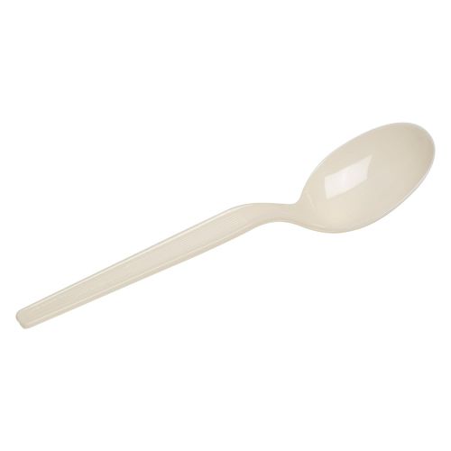  Dixie5.75 Medium-Weight Polystyrene Plastic Soup Spoon by GP PRO (Georgia-Pacific), Champagne, SM117, (Case of 1,000)
