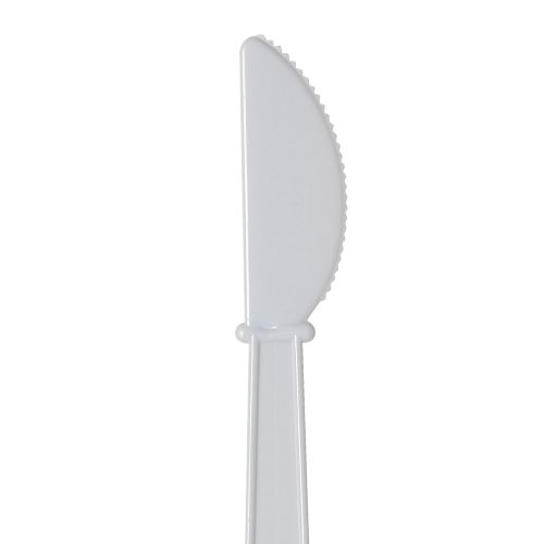  Dixie 4.75 Light-Weight Polystyrene Plastic Knife by GP PRO (Georgia-Pacific), White, LK21, (Case of 1,000)
