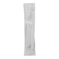 Dixie Individually Wrapped 3-Piece Medium-Weight Polypropylene Plastic Fork, Knife, And Teaspoon Cutlery Kit by GP PRO (Georgia-Pacific), White, CMP26C, (Case of 250 Kits)