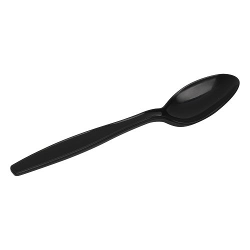  Dixie Individually Wrapped 6 Heavy-Weight Polypropylene Plastic Teaspoon by GP PRO (Georgia-Pacific), Black, PTH53C, (Case of 1,000)