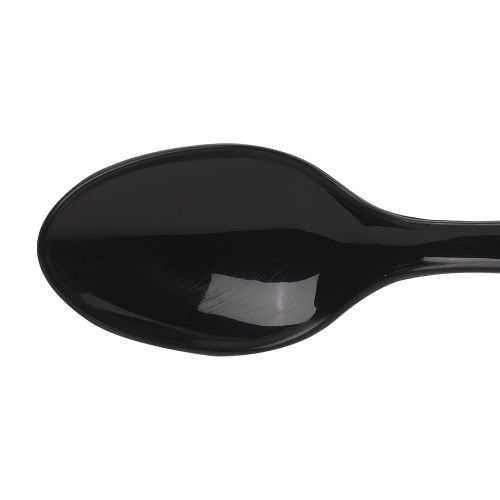  Dixie Individually Wrapped 6 Heavy-Weight Polypropylene Plastic Teaspoon by GP PRO (Georgia-Pacific), Black, PTH53C, (Case of 1,000)