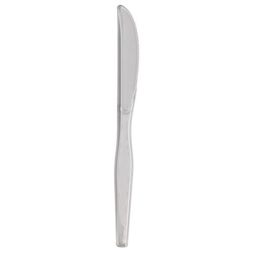  Dixie 7.5 Heavy-Weight Polystyrene Plastic Knife by GP PRO (Georgia-Pacific), Clear, KH017, (Case of 1,000)