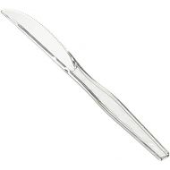 Dixie KH017 Clear Heavy-Weight Plastic Knife - 1000 / CS