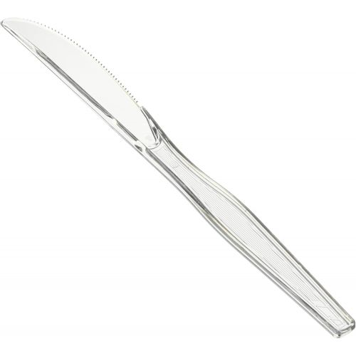  Dixie KH017 Clear Heavy-Weight Plastic Knife - 1000 / CS