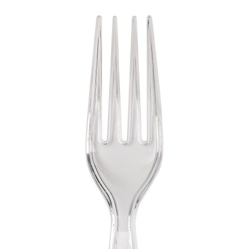  Dixie 7.13 Heavy-Weight Polystyrene Plastic Fork by GP PRO (Georgia-Pacific), Clear, FH017, (Case of 1,000)