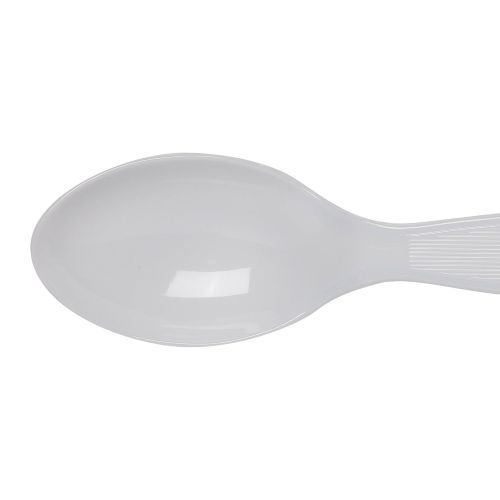  Dixie6 Heavy-Weight Polystyrene Plastic Teaspoon by GP PRO (Georgia-Pacific), White, TH207CT, (Case of 1,000)