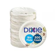 Dixie Bulk Paper Plates, 8.5 Inch, 300 Plate Count, (50 Plates Per Pack, 6 Pack Per Case), Medium Weight, White, Perfect for at Home, Restaurants, Events, & Catering, Item # UX9P300